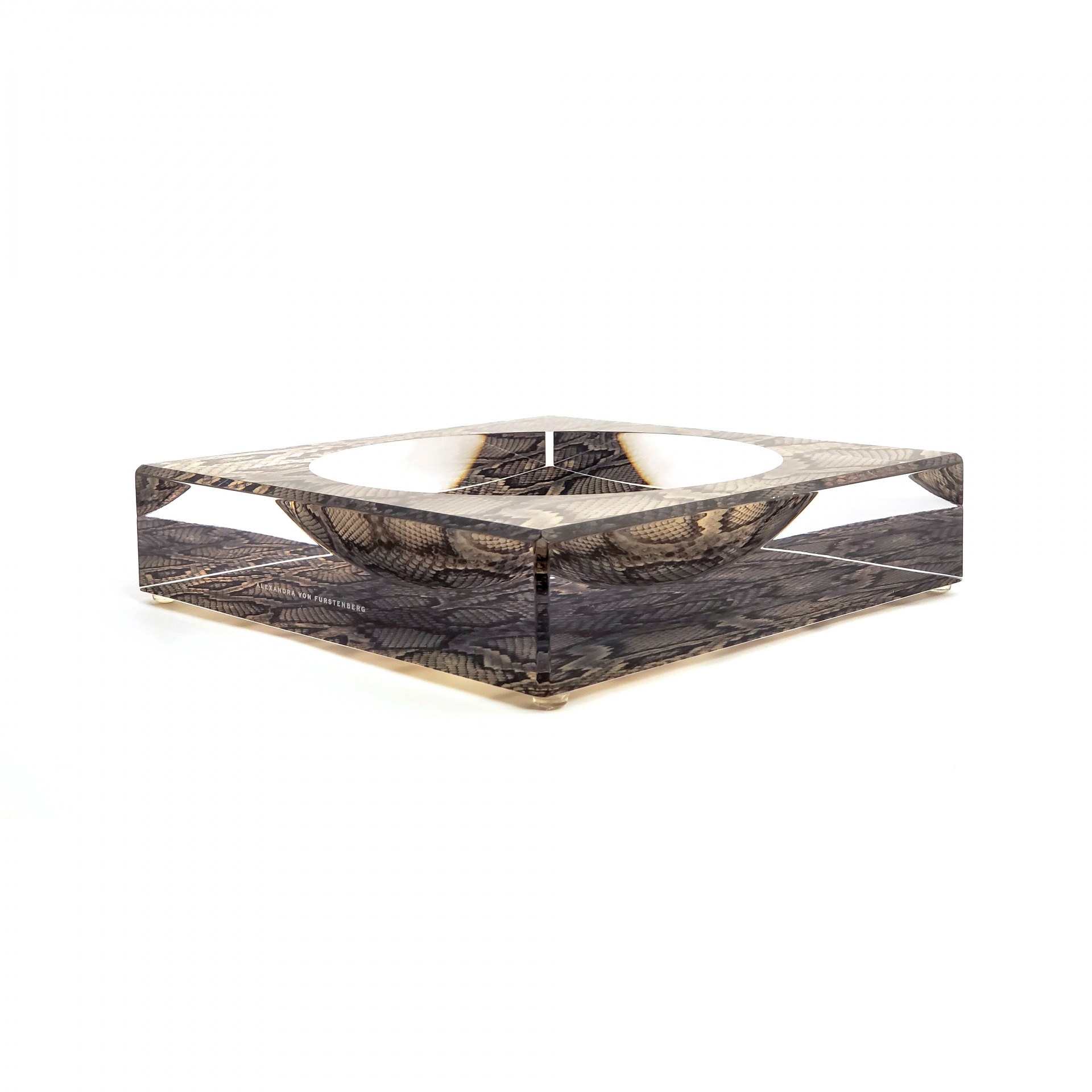 candy bowl in snake print 2